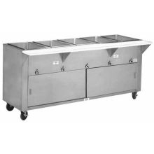 Advance Tabco Triumph NSF Electric Hot Food Table with Enclosed Base and Door - 2 Well.