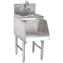 Advance Tabco Prestige 24 Inch Series Nsf Service Unit, Recess Station With Dump Sink