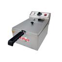 Skyfood Electric Countertop Full Pot Fryer, 11 x 26 3/8 x 11 inch