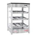 Skyfood Countertop Steam Line Food Warmer Display Case with Three Shelves, 18 7/8 x 18 x 28 3/8 inch