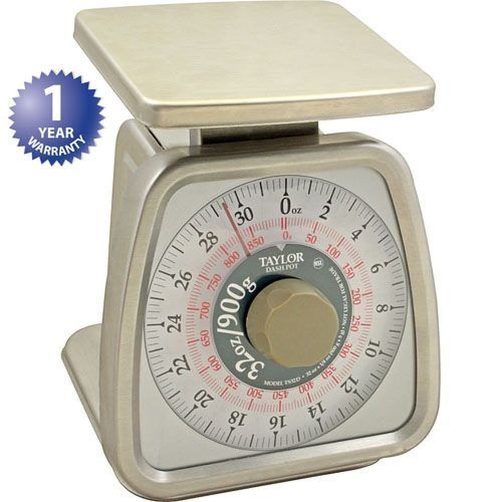 Taylor Precision Ts32d Stainless Steel Mechanical Scale With Dashpot, 32 Ounce Capacity
