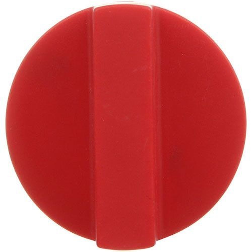 Vulcan Hart Red Plastic Knob for Vulcan Hart Part Number 00-420560-00001, 2 inch Dia.