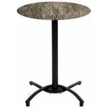 Grosfillex Black Bar Height Aluminum Table Base