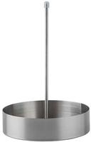 Tablecraft Brushed Finish Stainless Steel Slider and Onion Ring Tower with Base, 7 x 7 x 10 inch