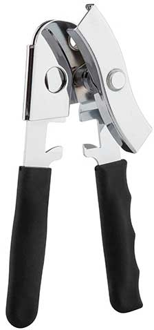Tablecraft Black Commercial Can Opener, 3.75 x 1.875 x 7.25 inch