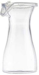 Tablecraft Clear Polycarbonate Carafe with Polypropylene Lid, 11 Ounce Capacity