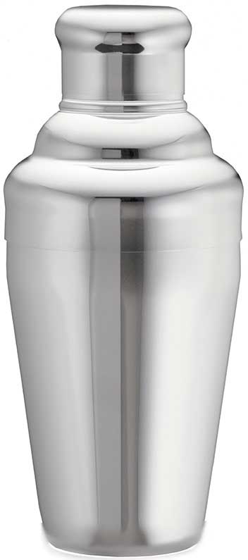Tablecraft 17 Ounce Stainless Steel 3 Piece Premium Bar Shaker, 3.45 X 3.45 X 8 Inch -- 8 Per Case