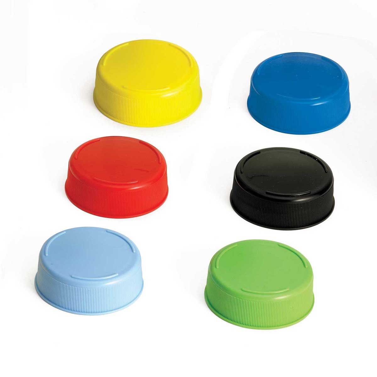 Tablecraft Invertatop 2.3125 Inch Polyethylene Assorted 53 Mm End Cap For Squeeze Bottle, 12 Count