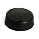 Tablecraft InvertaTop 2.75 inch Polyethylene Black 63mm End Cap for Squeeze Bottles, 12 count