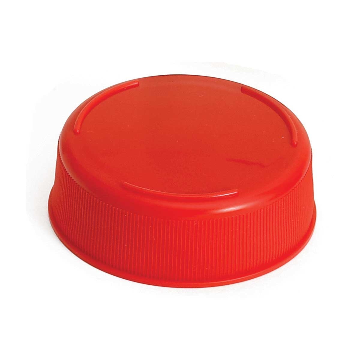 Tablecraft Invertatop 2.75 Inch Polyethylene Red 63mm End Cap For Squeeze Bottles, 12 Count