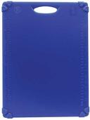 Tablecraft Grippy Polypropylene Blue Color Coded Cutting Board with TPE Grips, 20 x 15 x 0.625 inch