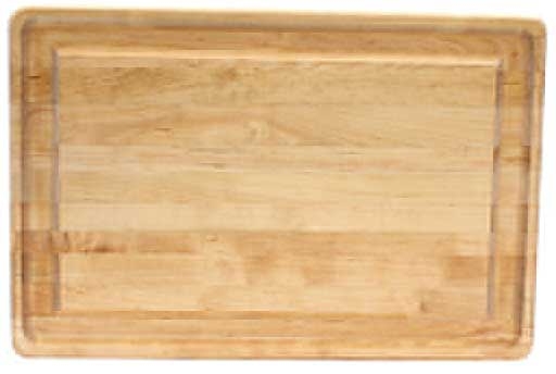 Tablecraft Birchwood Carving Board with Channel, 24 x 16 x 1.25 inch