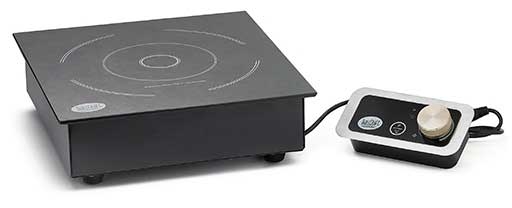 Tablecraft 1800 Watts 120 Volts Electric Induction Drop In Cooktop, 12.625 x 12.4875 x 4 inch