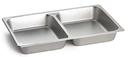 Tablecraft Replacement Full Size Divided Steam Pan fits CW40167 CW40161 CW40175 CW40160 Chafer, 20.75 x 12.75 x 2.5 inch