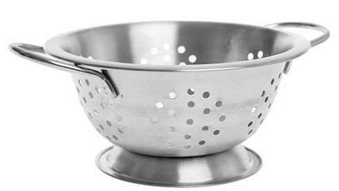Tablecraft Stainless Steel Mini Colander, 8.625 X 6.375 X 3.25 Inch -- 6 Per Case