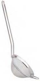 Tablecraft Stainless Steel Fine Mesh Cocktail Strainer, 2.75 x 2.75 x 8 inch -- 12 per case