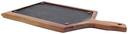 Tablecraft Acacia Wood Cast Iron Underliner, 15.75 x 9 x 0.625 inch
