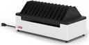 Luxor Black 12-Port Charging Station for Laptops Tablets and Mobile Devices, 23.6 x 11.8 x 10.9 inch Height