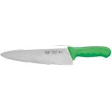 Winco Stal Chefs Knife with Green Polypropylene Handle, 10 inch -- 6 per case.