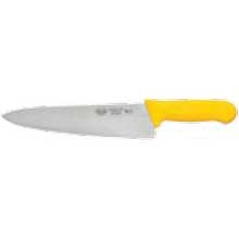 Winco Stal Chefs Knife with Yellow Polypropylene Handle, 10 inch -- 6 per case.