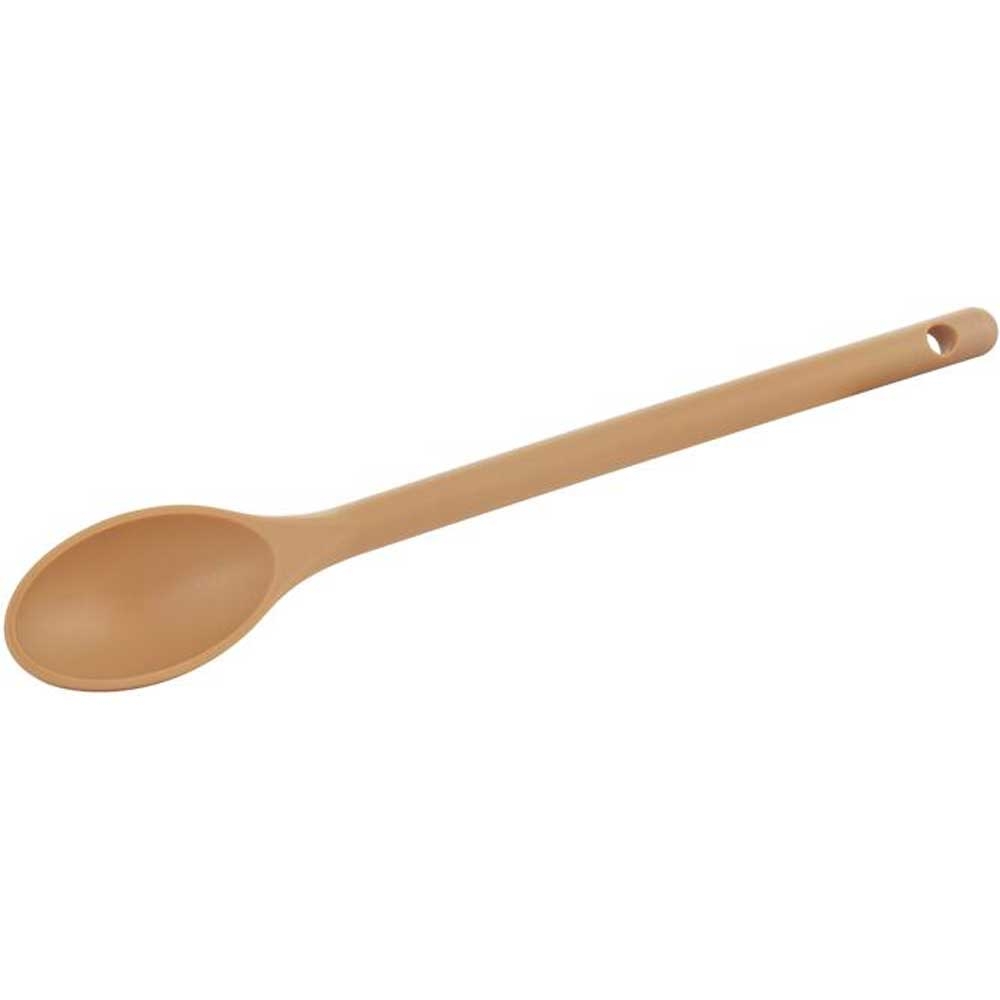 Winco Tan High Heat Nylon Spoon, 15 Inch -- 12 Per Case