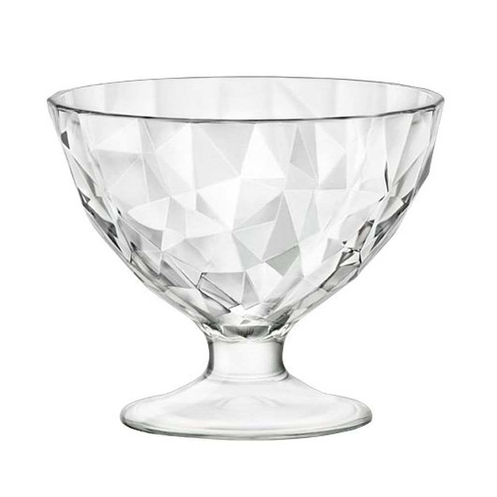 Diamond Glass 8 Ounce Junior Dessert, 12 count