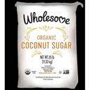 Wholesome Sweeteners Organic Coconut Palm Sugar, 25 Pound -- 1 per case