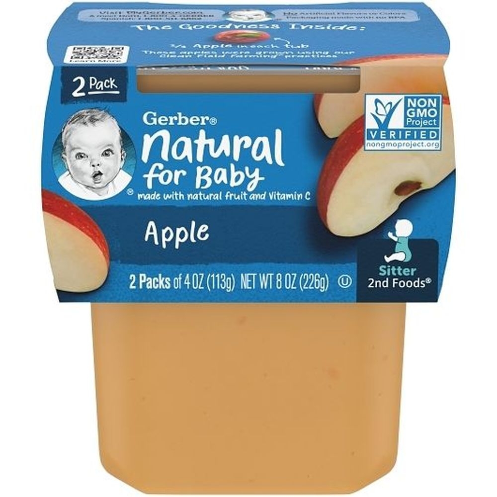 Gerber 2nd Foods Applesauce Baby Food, 8 Ounce -- 8 Per Case