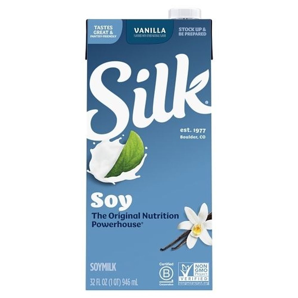 Silk Aseptic Vanilla Soy Milk, 32 Ounce -- 12 Per Case