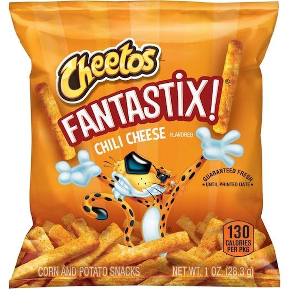 Fantastix Chili Cheese Flavored Corn and Potato Snacks