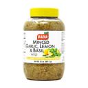 Minced Garlic Lemon and Basil