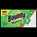 White Print Paper Napkin