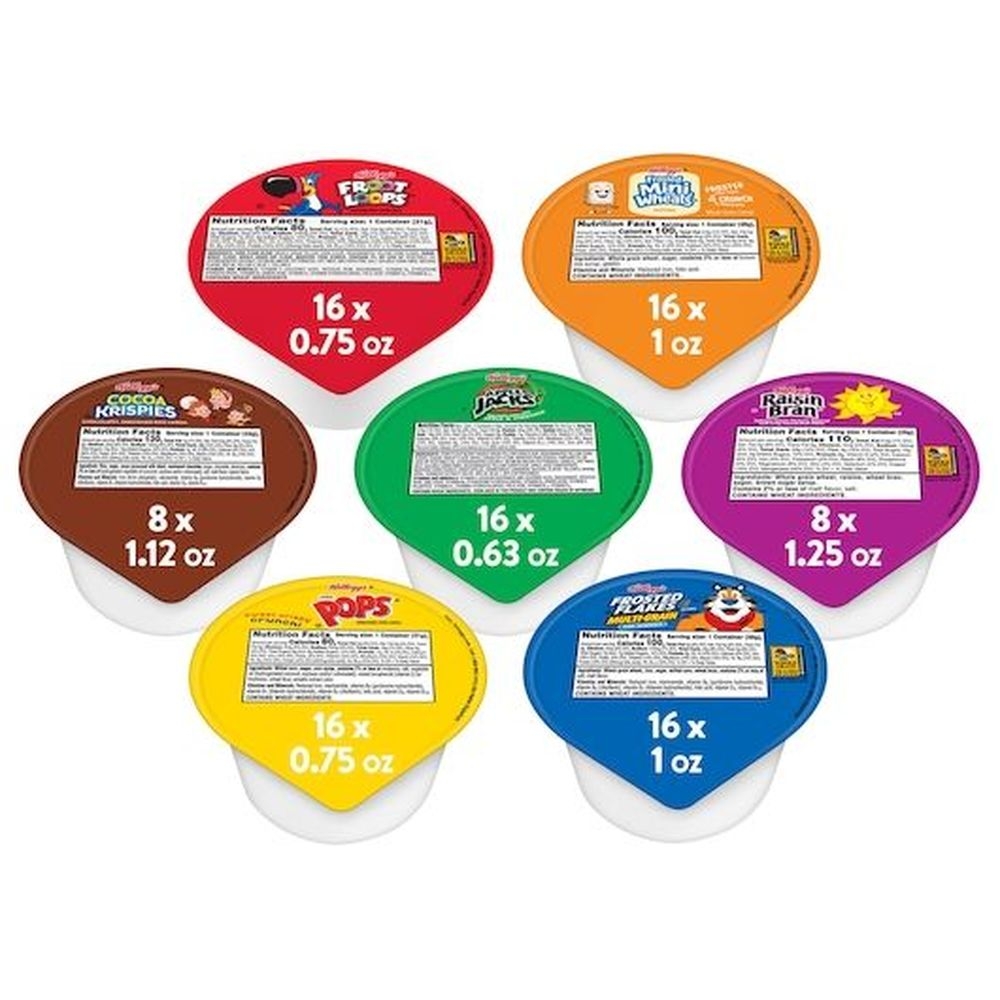 Kellogg Cereal Favorite Assortment, 1.13 Ounce -- 96 Per Case