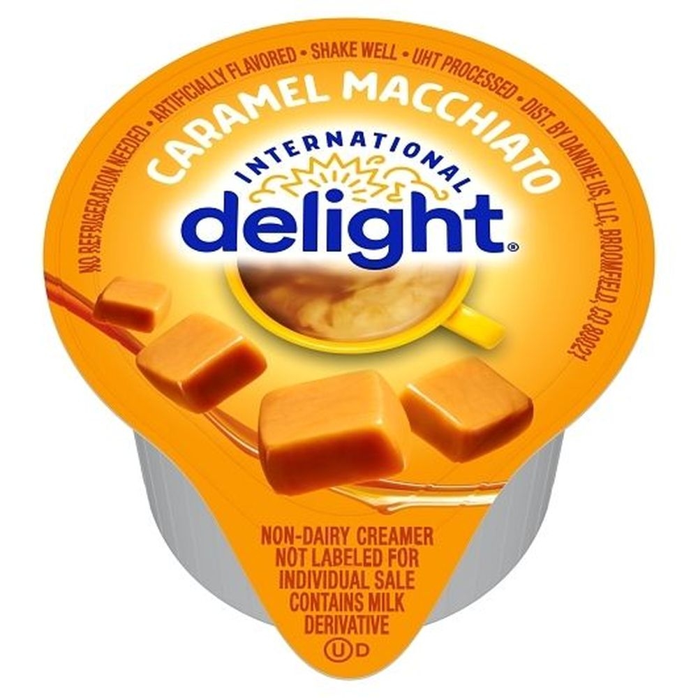 International Delight Caramel Macchiato Flavored Gourmet Coffee Creamer -- 288 Per Case