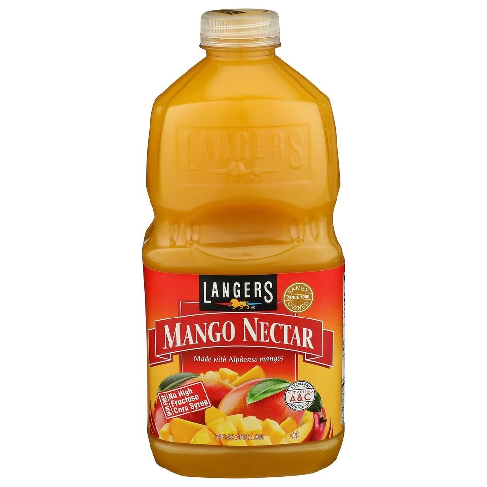 Langers Mango Nectar Juice, 64 Fluid Ounce -- 8 Per Case