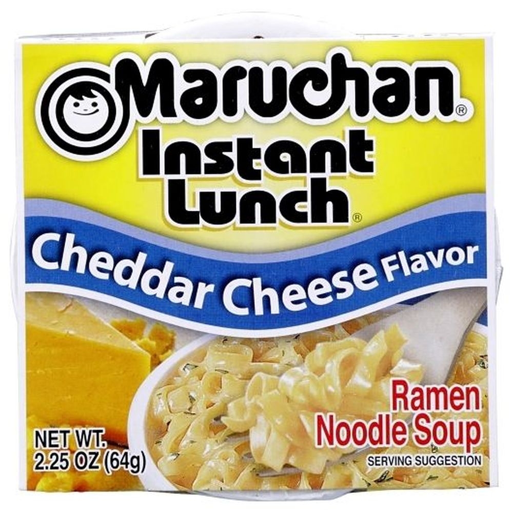 Maruchan Instant Lunch Cheddar Cheese Flavor, 2.25 Ounce -- 12 Per Case