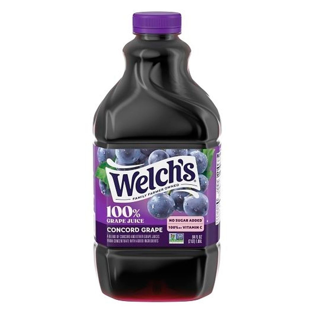 Welch's 100 Percent Grape Juice, 64 Ounce -- 8 Per Case