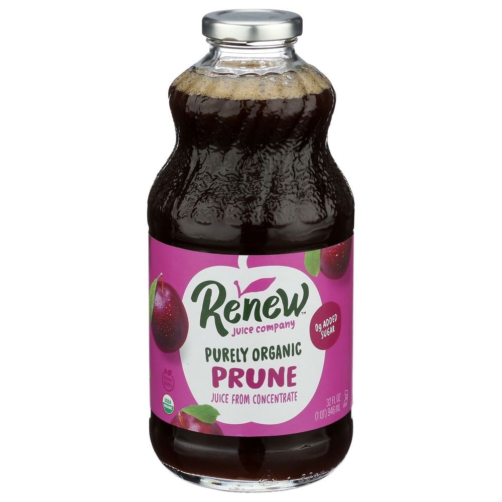Renew Purely Organic Prune Juice, 32 Fluid Ounce -- 6 Per Case