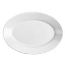 Arctic White China 13 3/8 inch Rolled Edge Oval Platter, 12 count