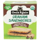 Chocolate Peanut Butter Graham Sandwiches