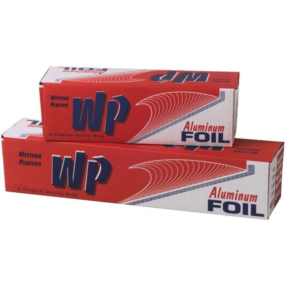 Western Plastics Standard Wp Aluminum Foil Roll, 18 Inch X 500 Feet