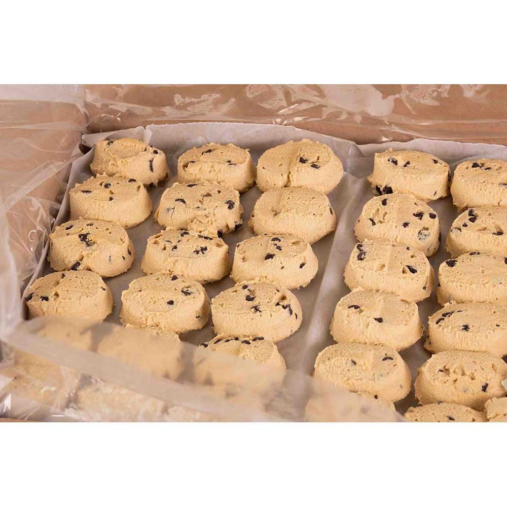 Davids Cookies Chocolate Chip Cookie Dough, 1.33 Ounce -- 252 per case.
