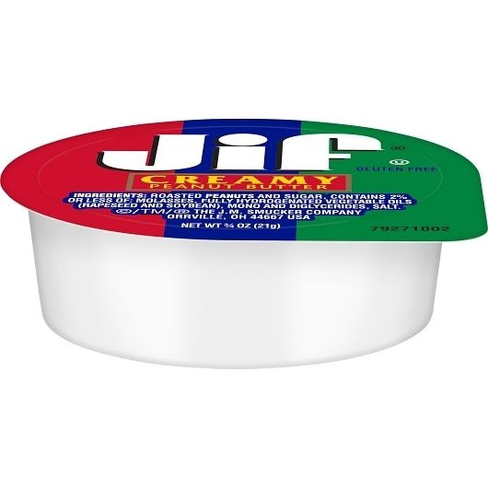 Jif Creamy Peanut Butter, 0.75 Ounce -- 200 Per Case