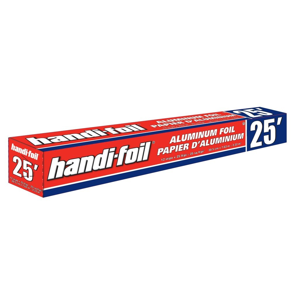 Handi-foil Standard Aluminum Foil Roll, 12 Inch X 25 Feet -- 24 Per Case