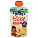 Yo Baby Organic Whole Milk Peach and Oat Yogurt