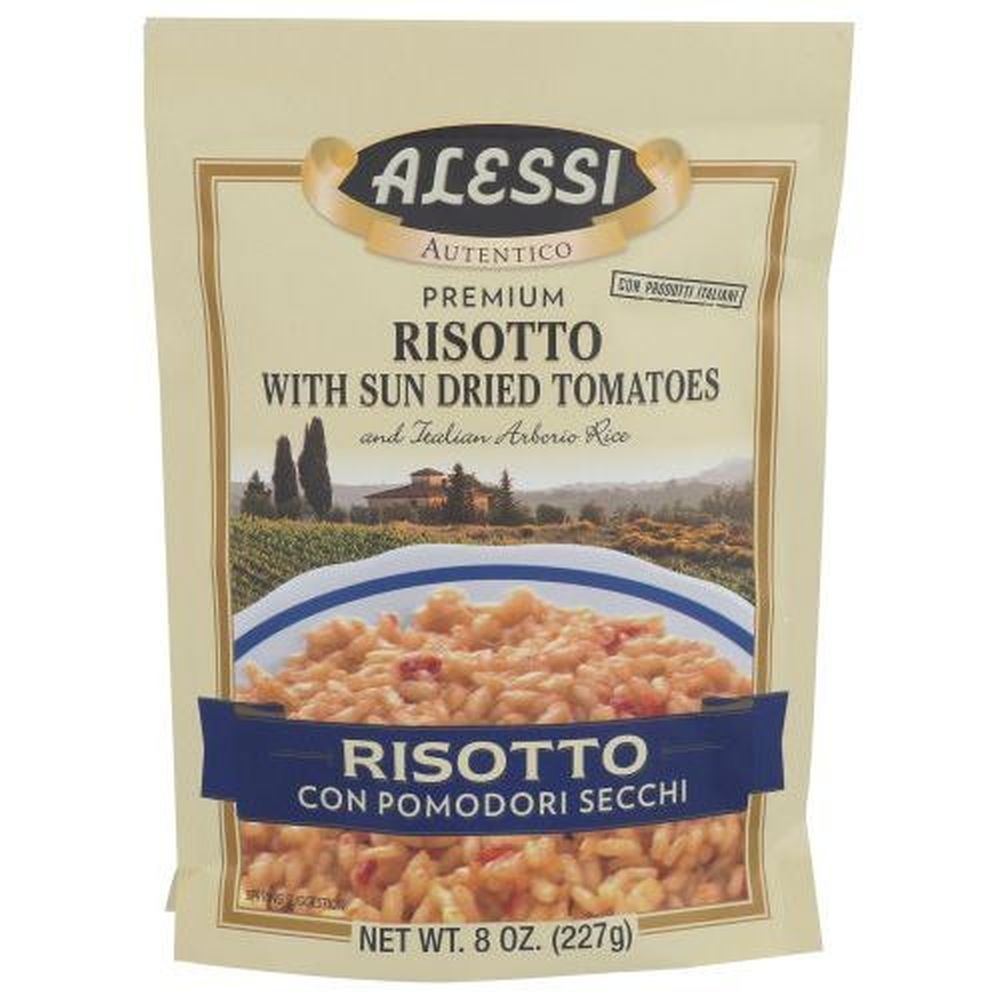 Alessi Premium Risotto With Sun Dried Tomatoes, 8 Ounce Pouch -- 6 Per Case
