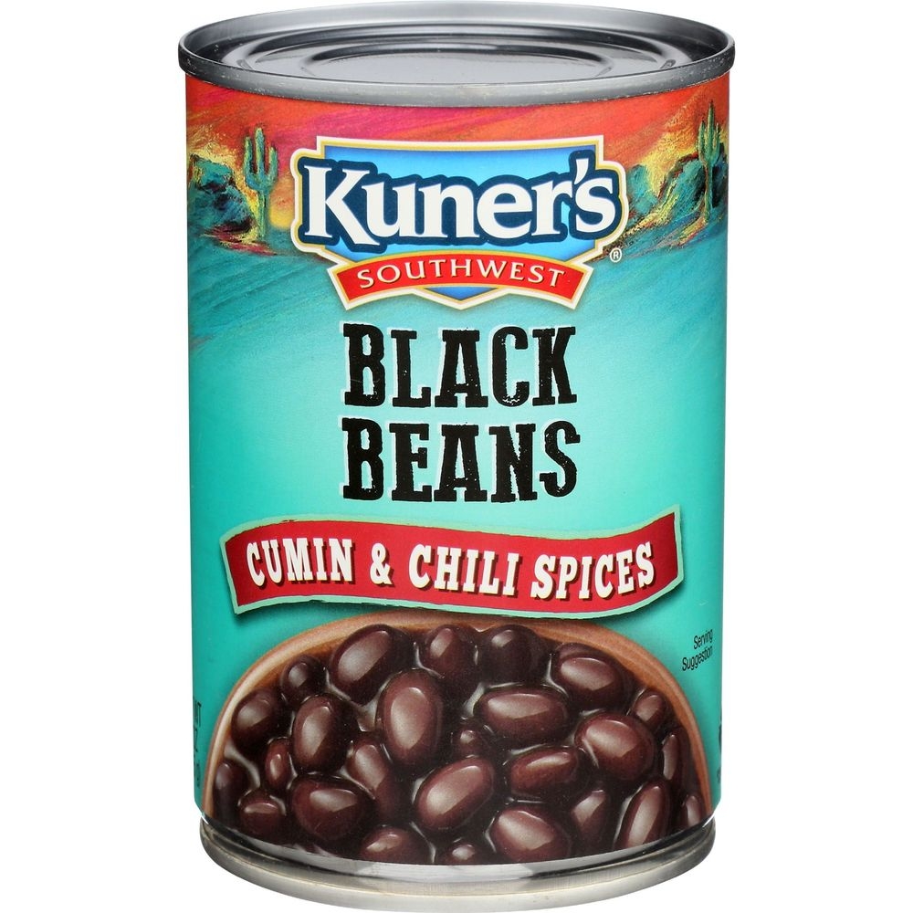 Black Beans with Cumin and Chili Spices