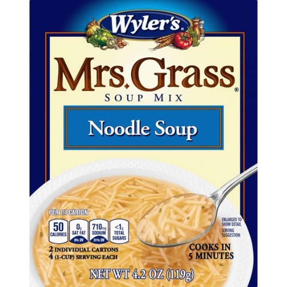 Mrs. Grass Chicken Noodle Soup Mix, 4.2 Ounce -- 12 Per Case
