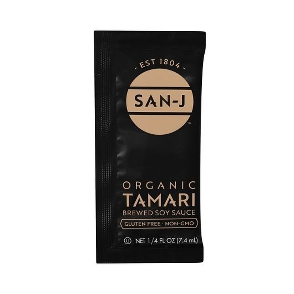 San-j Organic Tamari Soy Sauce -- 200 Per Case