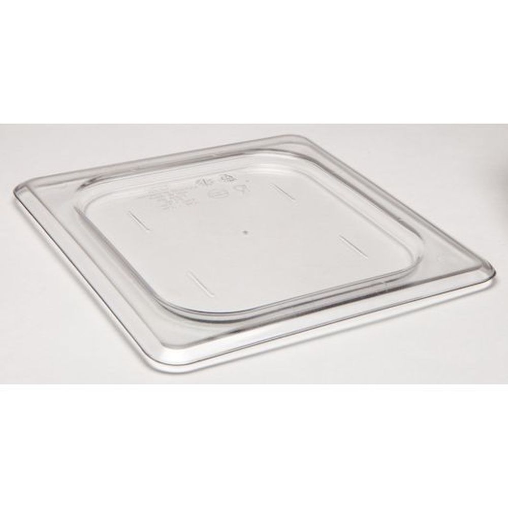 Cambro Camwear One Sixth Size Clear Flat Lid For Food Pan, 6.375 X 6.937 Inch